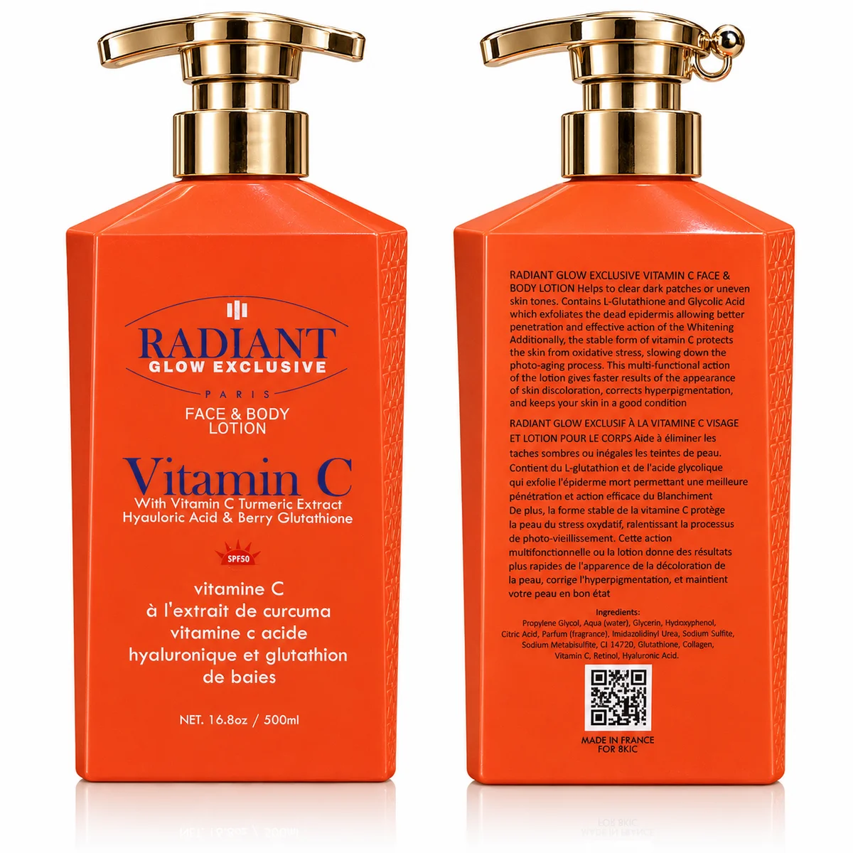 Radiant Glow Exclusive - Lotion Visage & Corps à la Vitamine C