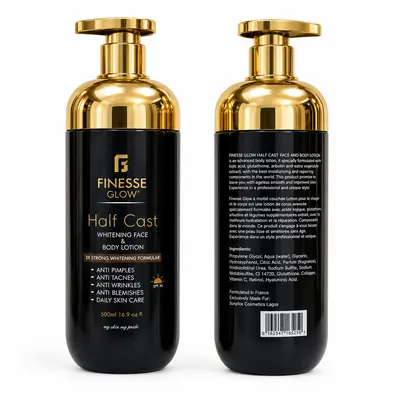 Finesse Glow - Lotion Éclaircissante Visage & Corps Half Cast