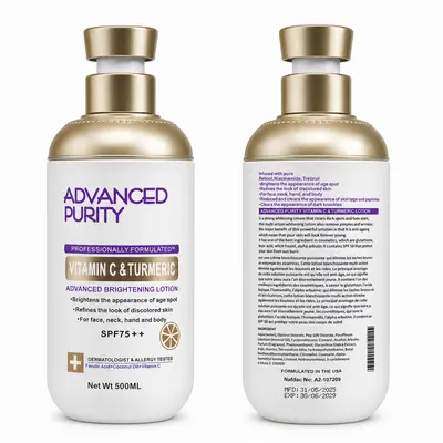 Advanced Purity - Lotion Éclaircissante Avancée Vitamine C & Curcuma