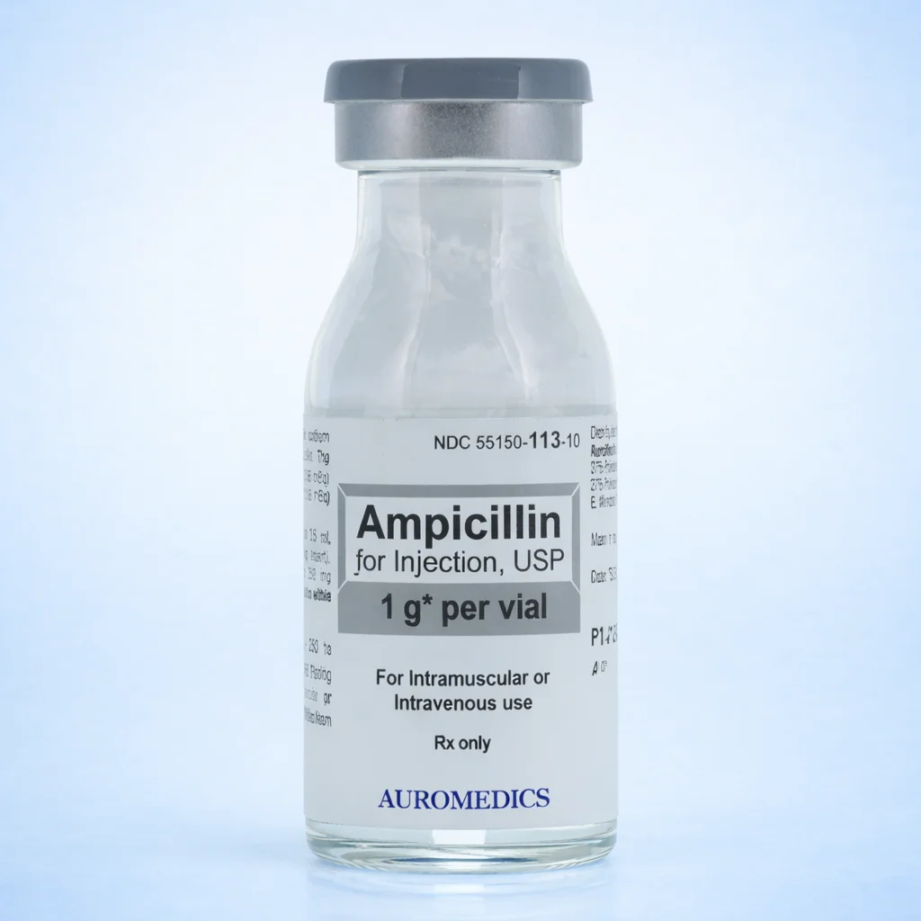 Ampicillin 1g Powder for Inj. 1 vial