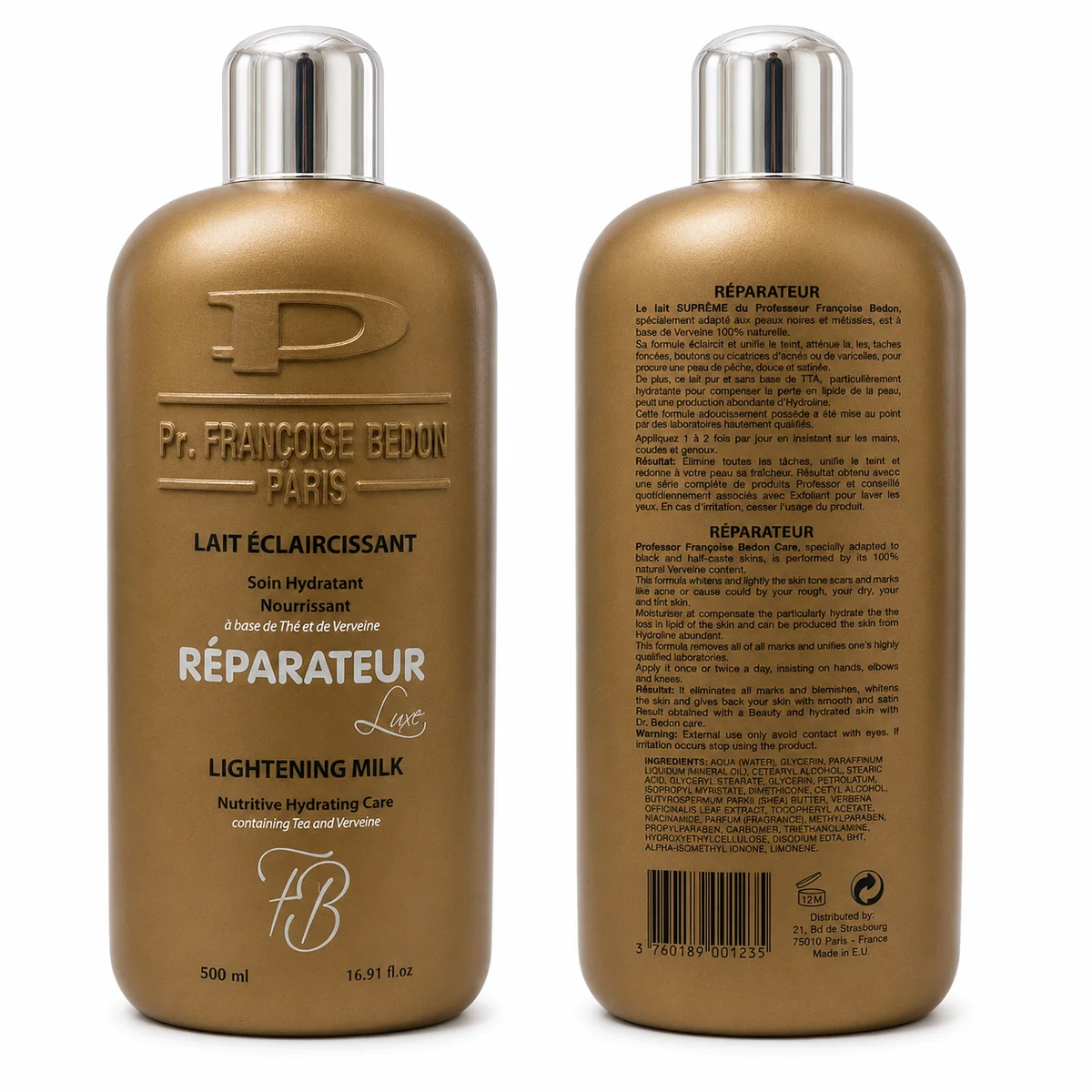 Pr. Françoise Bedon Paris Réparateur Luxe - Lait Éclaircissant Réparateur au Thé et à la Verveine