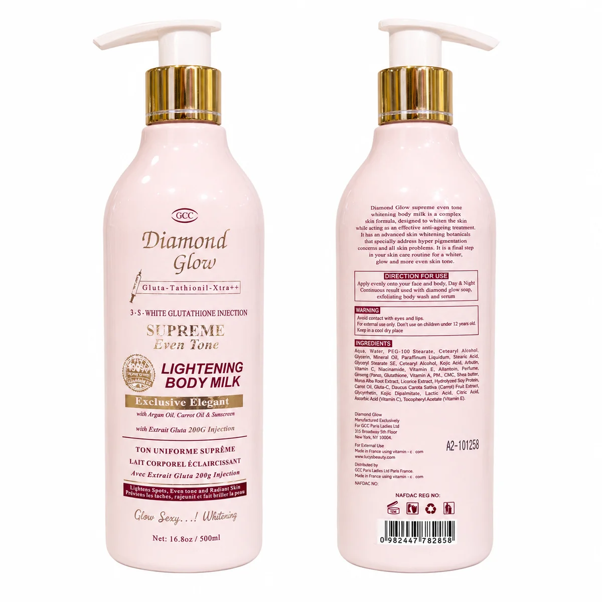 Diamond Glow Supreme Even Tone - Lait Corporel Éclaircissant