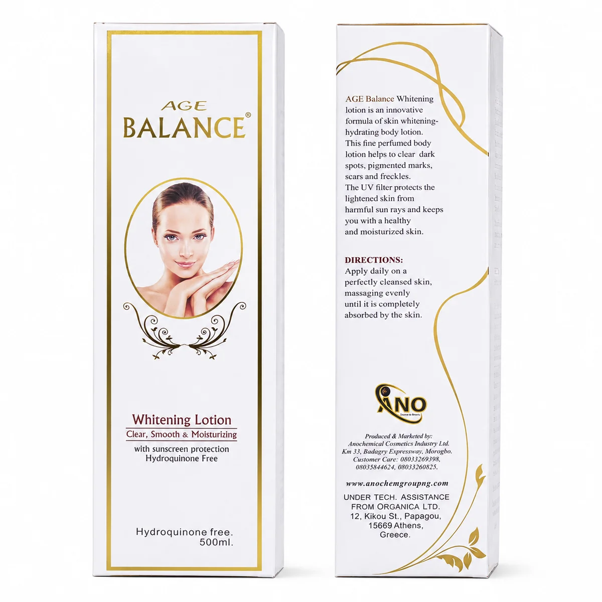 Age Balance - Lait Hydratant Éclaircissant Anti-Taches