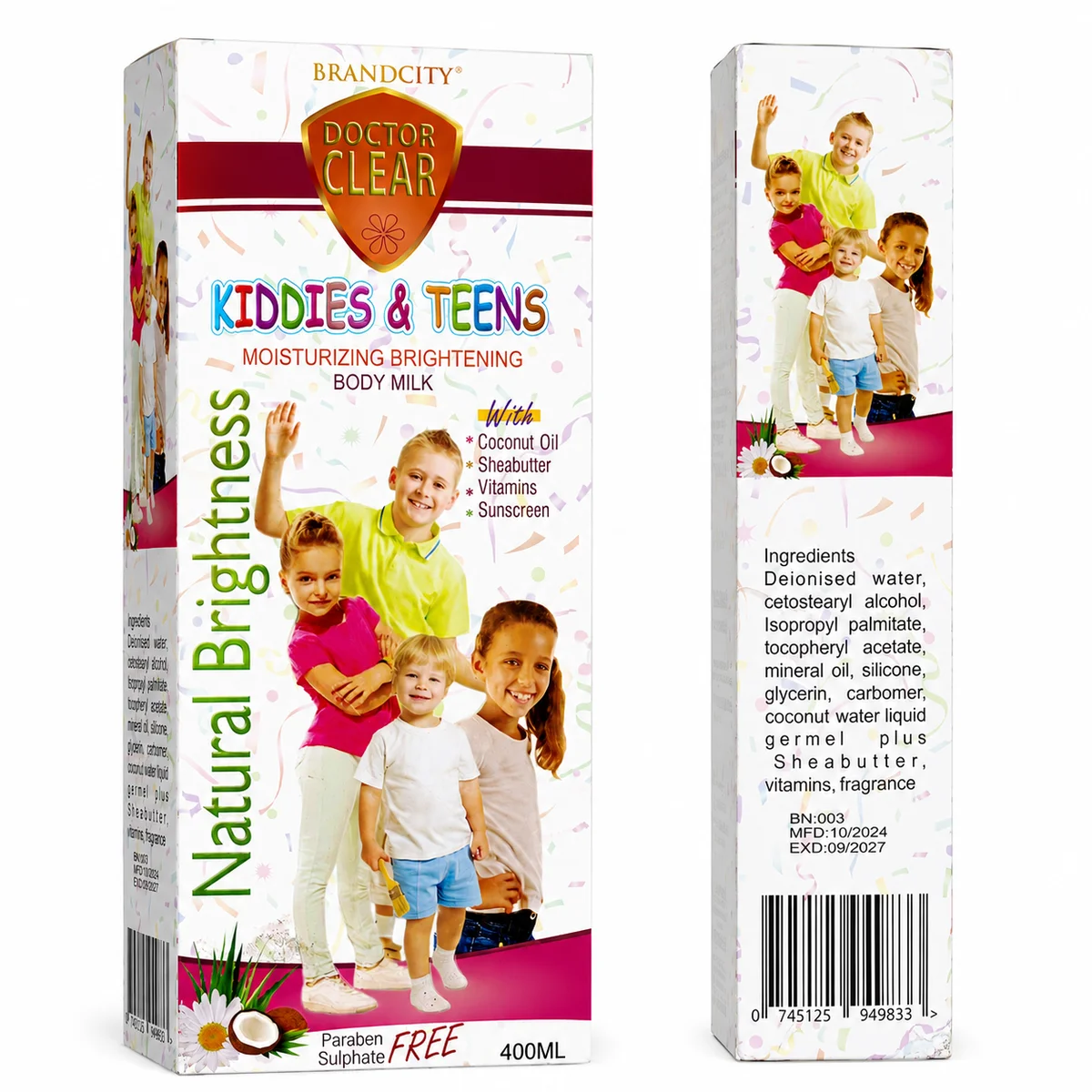 Doctor Clear Kiddies & Teens - Lait Hydratant Éclat Naturel