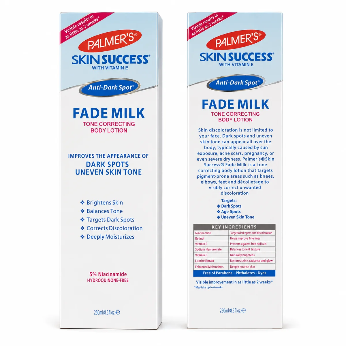 Palmer’s Skin Success Fade Milk - Lait Correcteur de Teint Anti-Taches à la Vitamine E