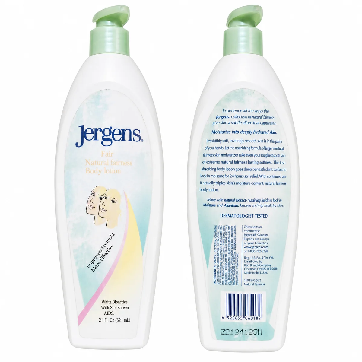 Jergens Fair - Lait Hydratant Éclaircissant Naturel