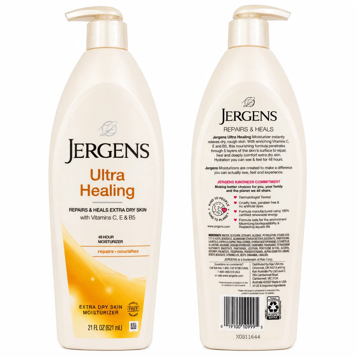 Jergens Ultra Healing - Lait Réparateur Peaux Très Sèches