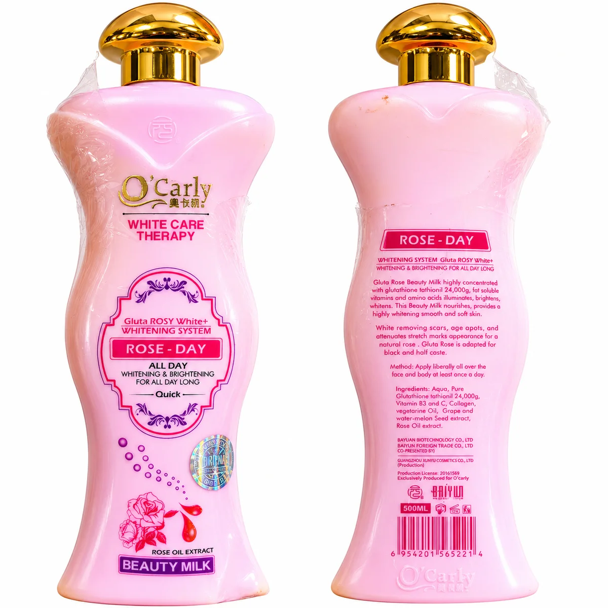 O'Carly White Care Therapy Rose Day - Lait Éclaircissant à l'Extrait de Rose