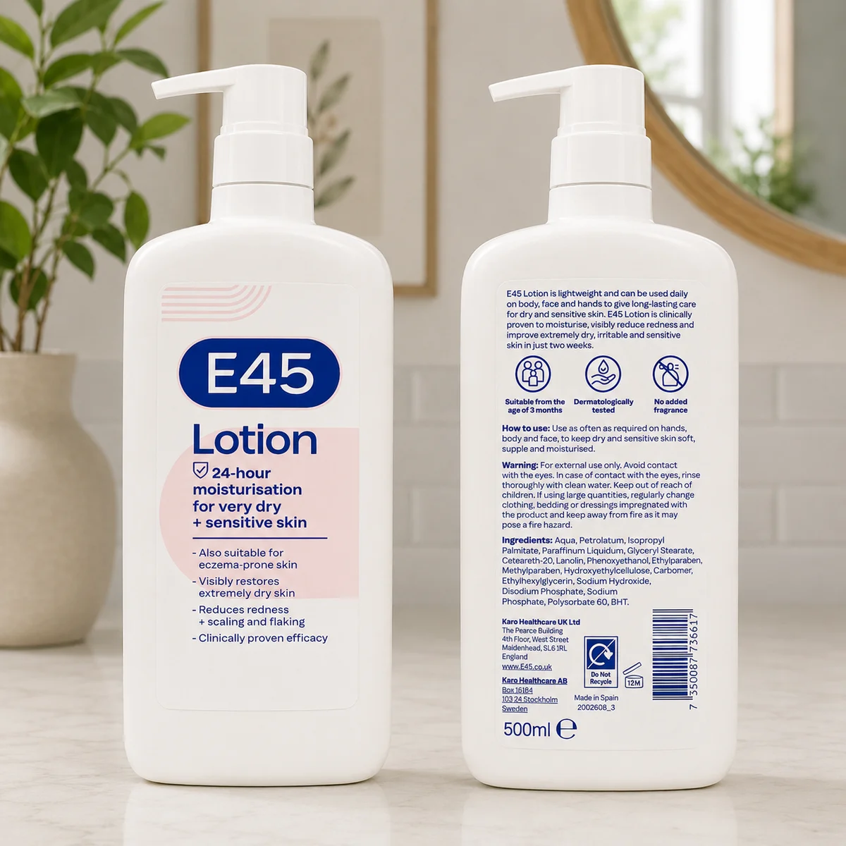 E45 Lotion - Lait Corporel Hydratant