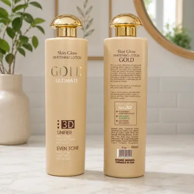 Skin Glow Gold Whitening Lotion 3D Unifier - Lait Corporel Éclaircissant