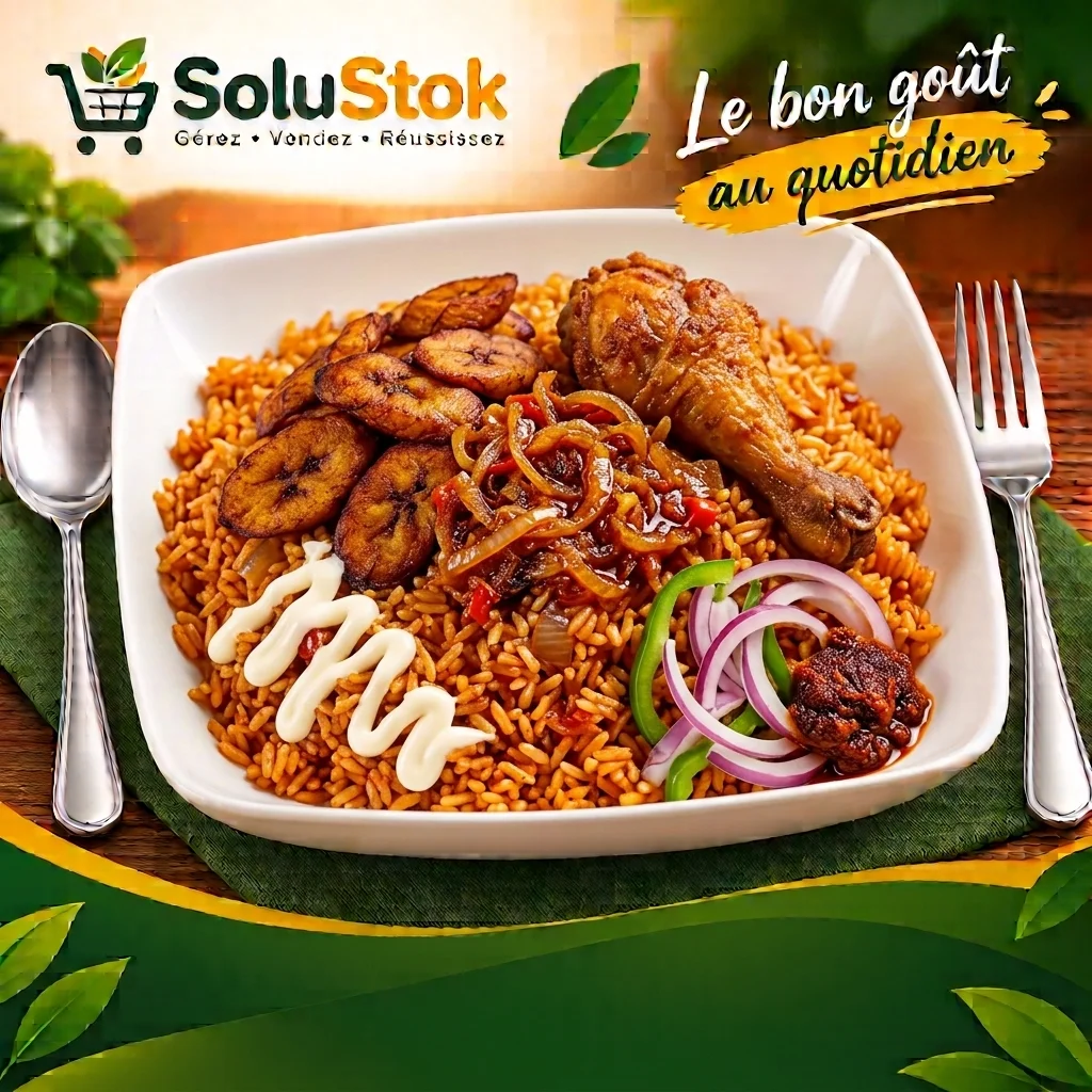 Riz jollof au poulet (Standard)